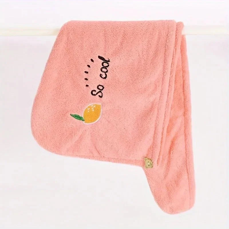 Hair Turban for Women and Girls, Quick Dry Hair Towel Wrap, Coral Fleece Turban Towel for Shower and Spa_09