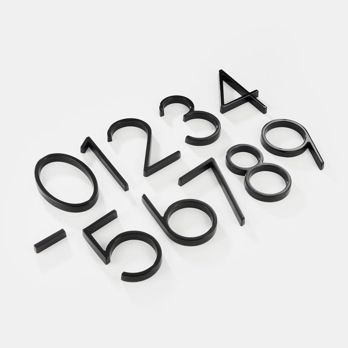 Floating House Numbers, Front Door Numbers with Screws and Spacers – image 9