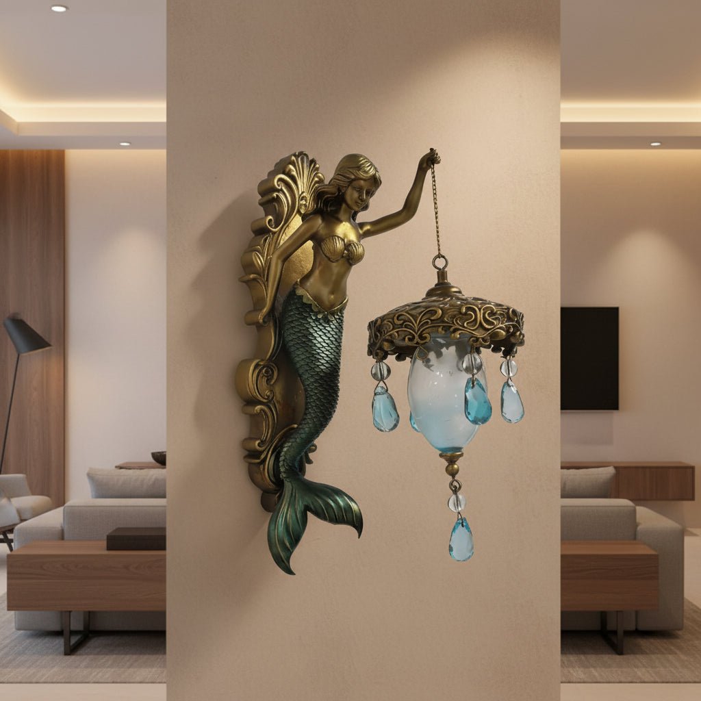 Indoor Wall Light, Vintage Wall Lamp for Hallway, Living Room Wall Light with Warm LED for Bedroom Lighting_01