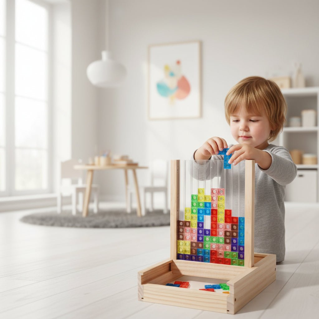 Wooden Puzzle for Adults and Kids, Brain Training Games