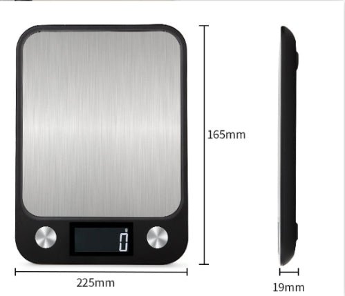 Kitchen Weighing Scales Compact, Digital Kitchen Scale with Stainless Steel Platform, Small Food Scales in Grams and ml_10