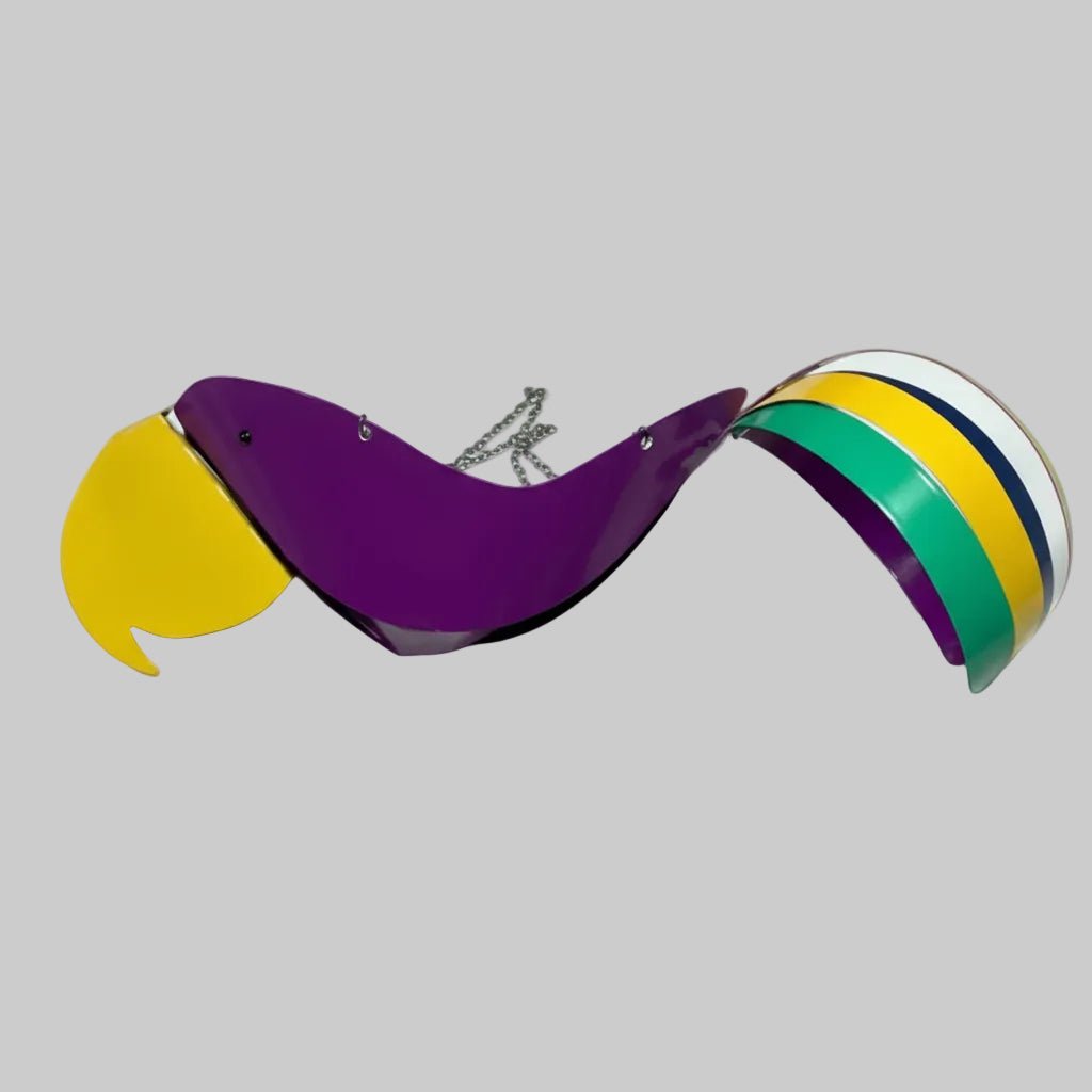 Hanging Planter in Bird Design, Parrot and Rooster Hanging Plant Pot, Garden Ornament for Balcony, Hanging Basket_08