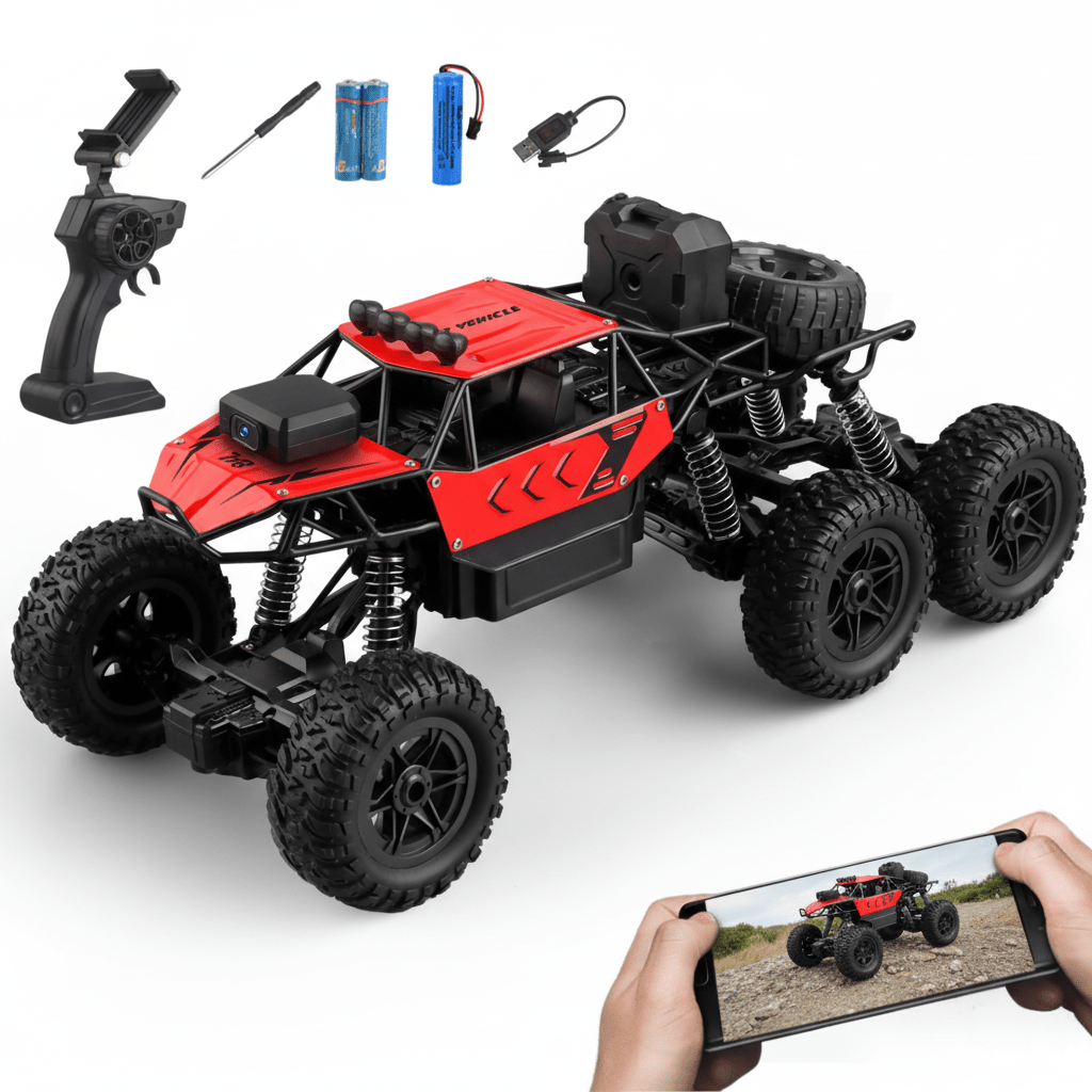 Remote Control Monster Truck, Off Road RC Car, Remote Control Car for Kids from 6, Rechargeable Toy Car 2.4 GHz_04