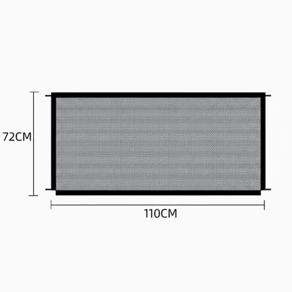 Pet Safety Net Without Drilling, Stair Gate for Dogs, Doorway Dog Gate with Hooks and Strap, Portable Pet Gate_04