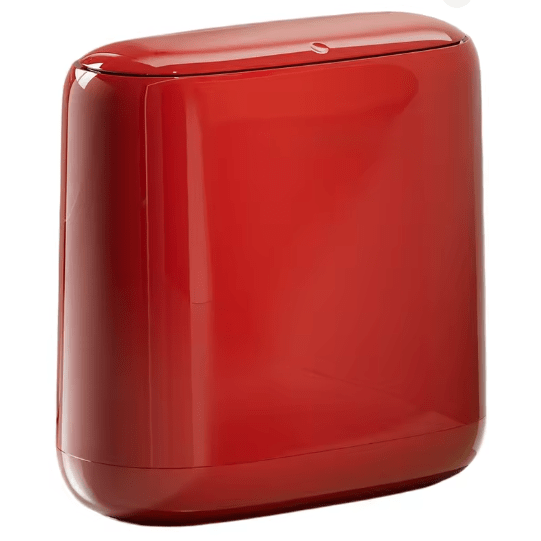 Slim Kitchen Bin for Narrow Spaces, Small Bathroom Bin, Plastic Rubbish Bin for Office and Laundry Room_05