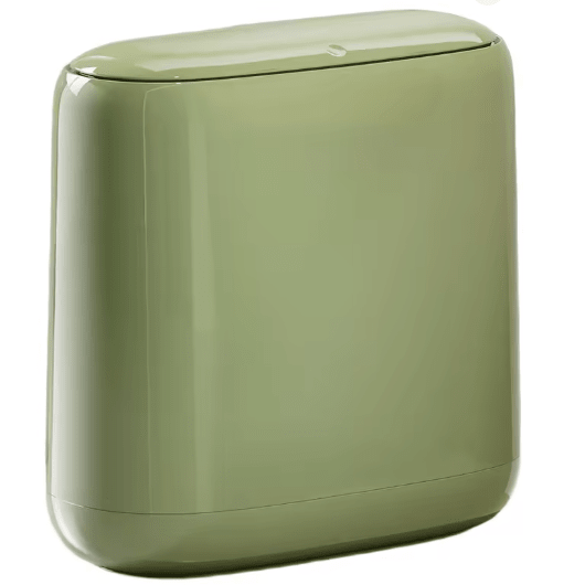 Slim Kitchen Bin for Narrow Spaces, Small Bathroom Bin, Plastic Rubbish Bin for Office and Laundry Room_07