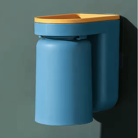 Wall Mounted Toothbrush Holder, No Drill Toothbrush Holders for Bathroom Storage, Space Saving Bathroom Accessories_09