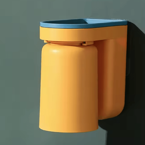 Wall Mounted Toothbrush Holder, No Drill Toothbrush Holders for Bathroom Storage, Space Saving Bathroom Accessories_08
