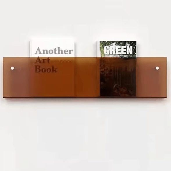Wall Magazine Holder, Minimalist Acrylic Magazine Rack Wall Mounted for Living Room and Office Organisation_07