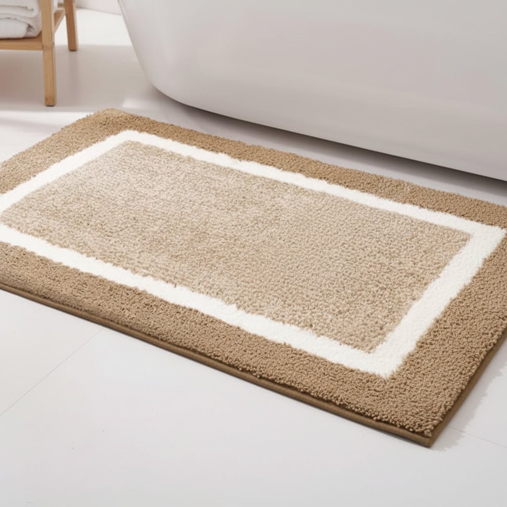 Non Slip Bath Mat, Microfibre Bathroom Mat, Soft Floor Mat for Bathroom, Living Room and Bedroom_09