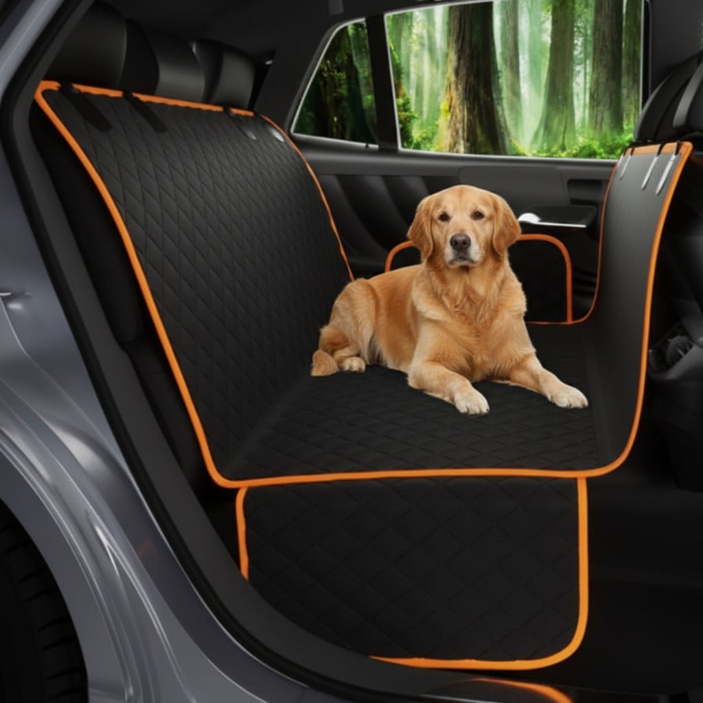 Dog Car Seat Cover Rear, Waterproof Car Seat Cover for Dogs, Non Slip Back Seat Protector for Dogs