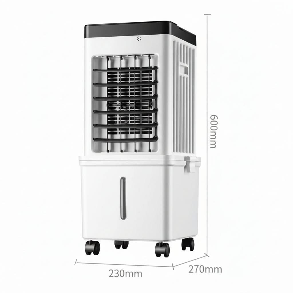 Portable Air Cooler 3 in 1, Evaporative Air Cooler Fan with Humidifying Function, Swamp Cooler without Exhaust Hose_04