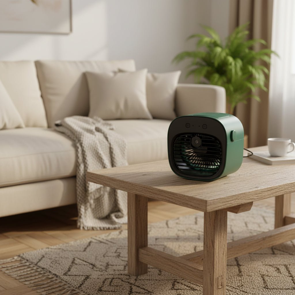 Mini Humidifiers, Desk Fan with Bedroom Humidifier, Rechargeable Portable Fan, USB Mini Fan for Office_03