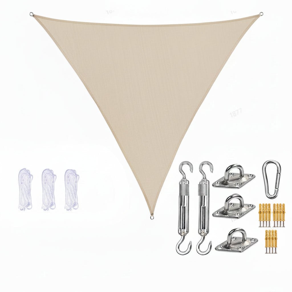 Shade Sail Triangle UV Protective, Garden Shade Sail for Terrace Yard and Balcony, Sun Sail for Camping Areas_18