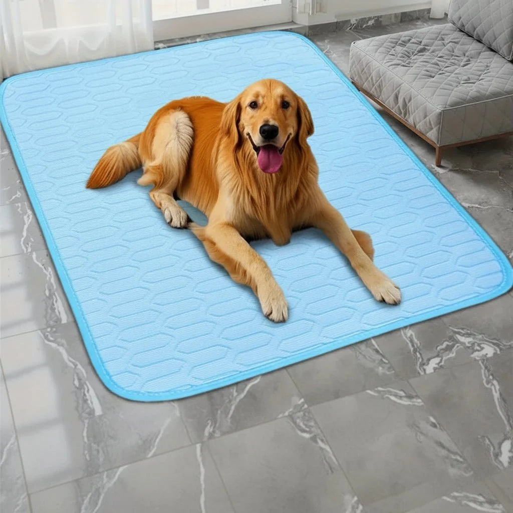 Dog Cooling Mat for Home and Travel, Cooling Mats for Dogs and Small Pets, Cooling Mat for Cats in Sizes M to XXL