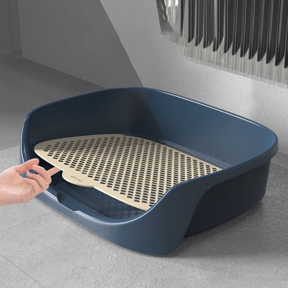 Cat Litter Tray, Dog Litter Tray for Puppy Training, Cat Litter Box for Kittens with Anti Splash Rim and Low Entry_05