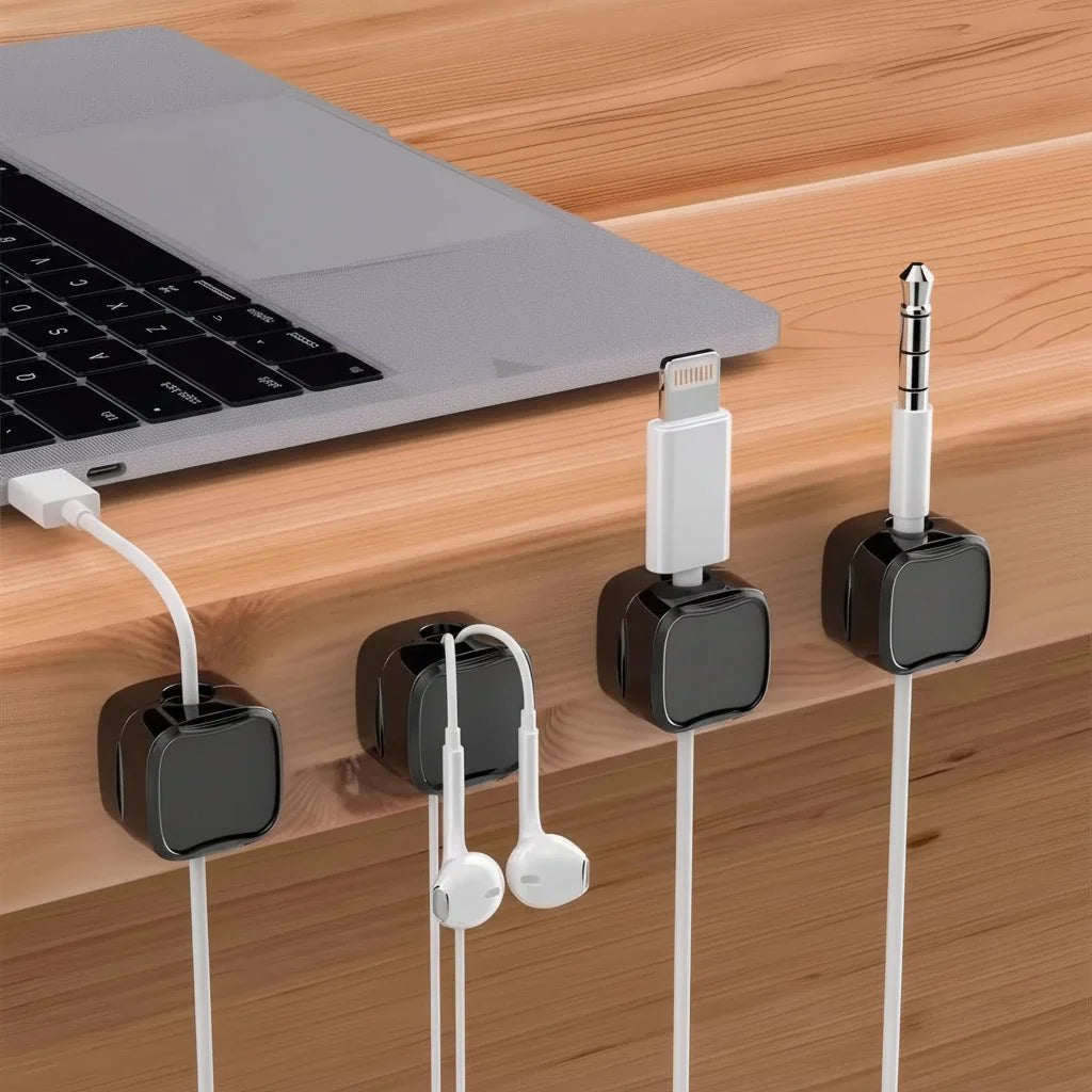 Magnetic Cable Holder, Cable Clips for Desk – image 4