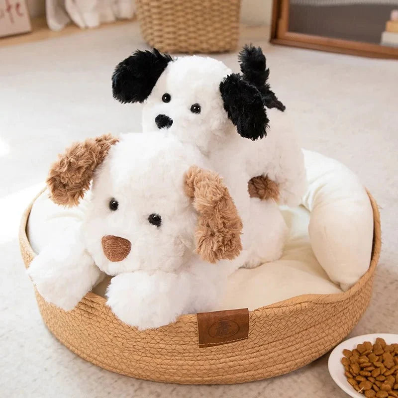 Plush Dog Pillow for Kids, Dog Teddy Hug Pillow, Stuffed Animal Plushie, Soft Toy for Nursery Decor