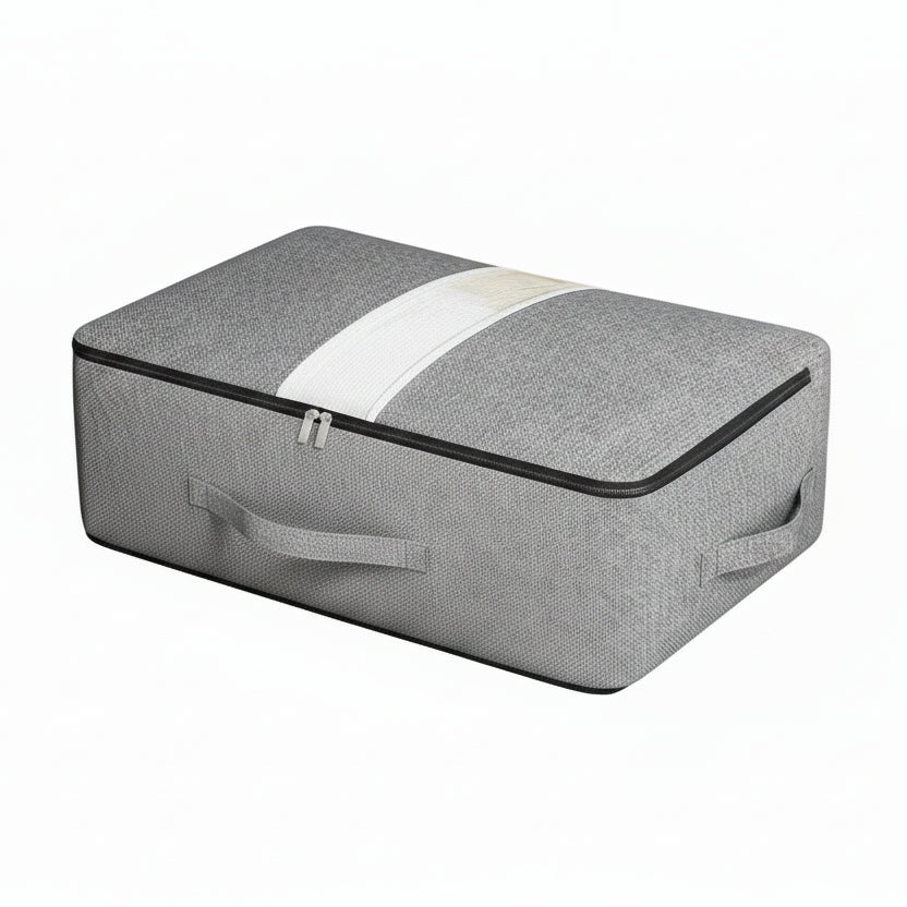 Duvet Storage Bags with Zip and Viewing Window, Large Storage Bag for Bedding and Pillows – image 4
