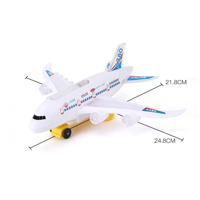 Toy Aeroplane with Music and Lights, Aeroplane Toys with Automatic Obstacle Avoidance – image 5