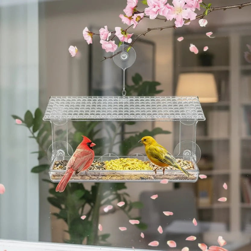Window Bird Feeders, Small Bird Feeder for Wild Birds