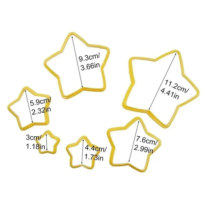 Christmas Cookie Cutters Set of 6, Christmas Biscuit Cutters, Pastry Cutters for Christmas Baking_05