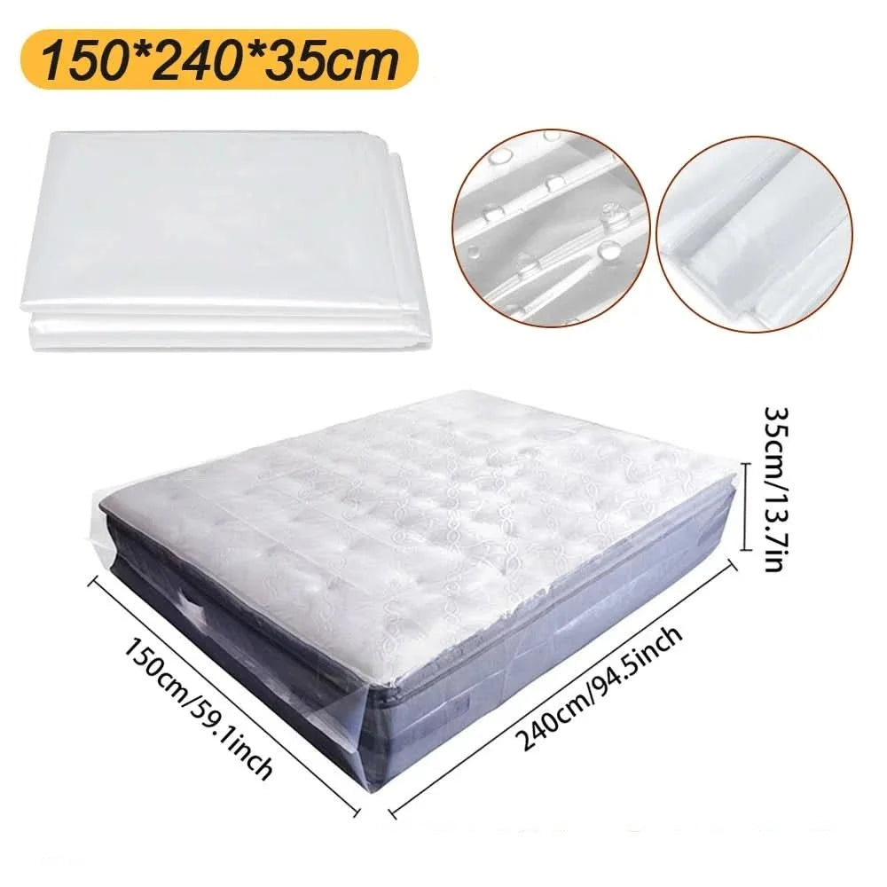 Waterproof Mattress Cover for Moving and Storage, Plastic Mattress Bag for Mattress and Sofa, Dustproof Storage Bag_09