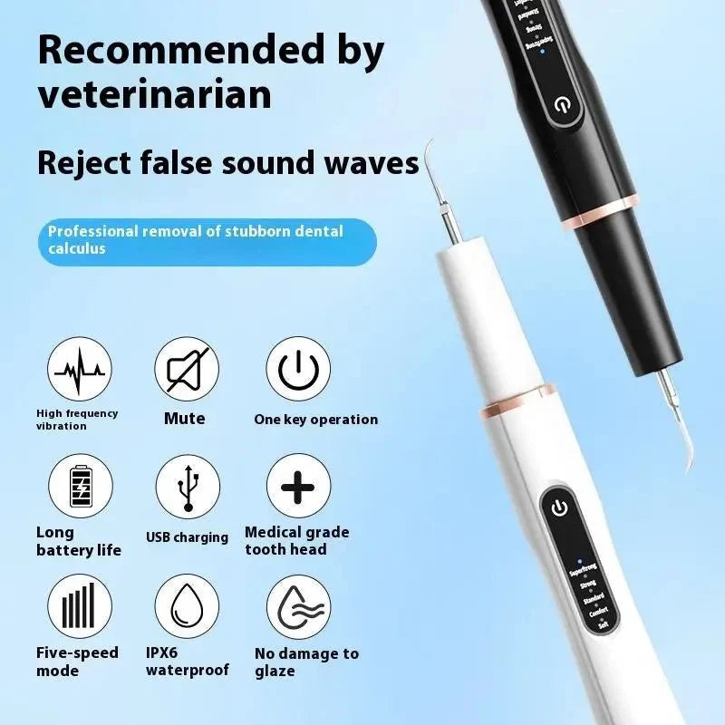 Dog Tartar Remover, Ultrasonic Tooth Cleaner for Dogs and Cats, Dog Teeth Cleaner with Charging Cable, Cat Dental Care_04