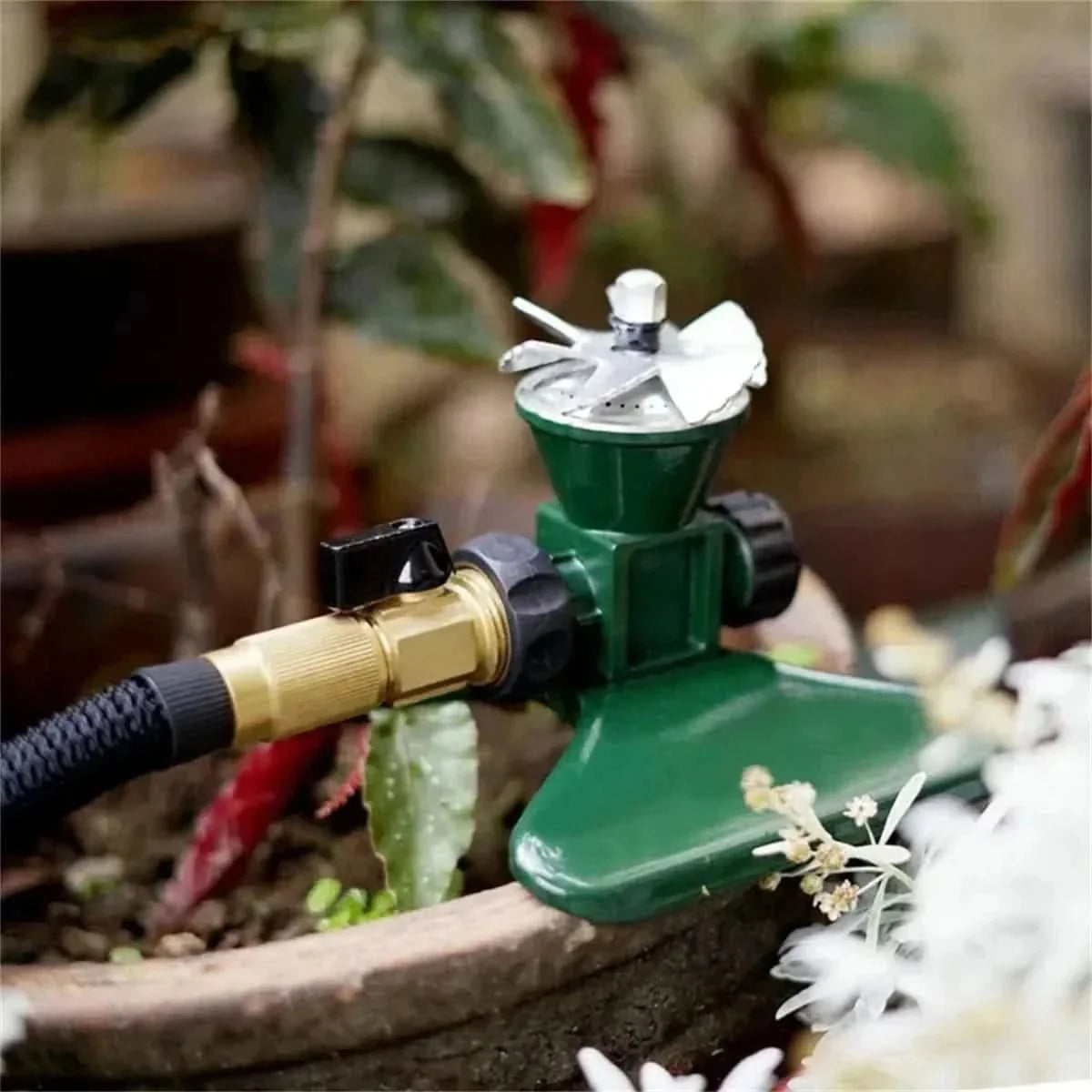 Garden Sprinkler 360 Degree Rotating, Metal Lawn Sprinklers for Large Lawns, Watering Sprinkler for Grass_03