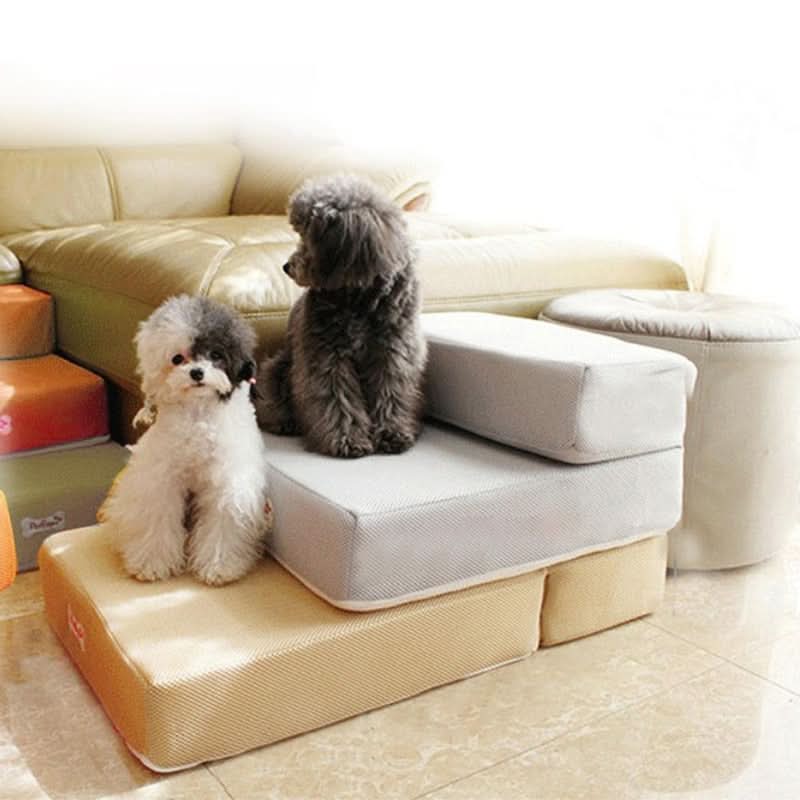 Dog Steps for Bed, Dog Sofa Steps, Dog Stairs with Washable Cover for Small Dogs and Cats_02