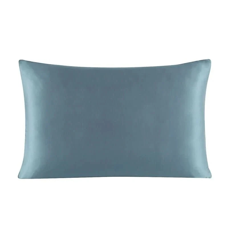 Silky Pillowcase with Zip, Satin Pillow Case in 5 Sizes, Soft Pillow Covers in 19 Colours for Bedroom_08