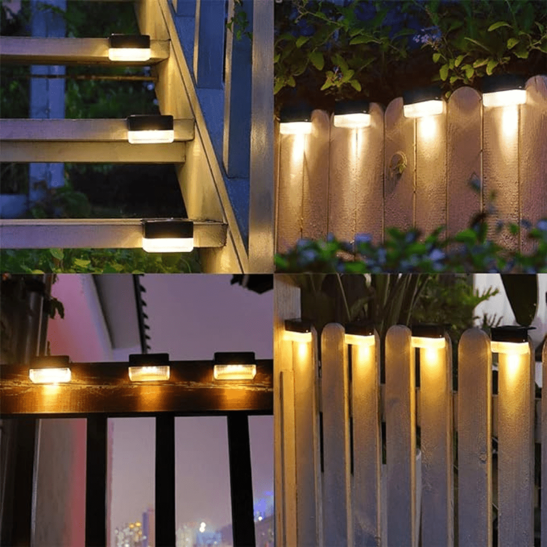 Solar Outdoor Lights, Solar Lights for Garden Stairs and Balcony, Self Adhesive Solar Stair Lights, Garden Lighting_05