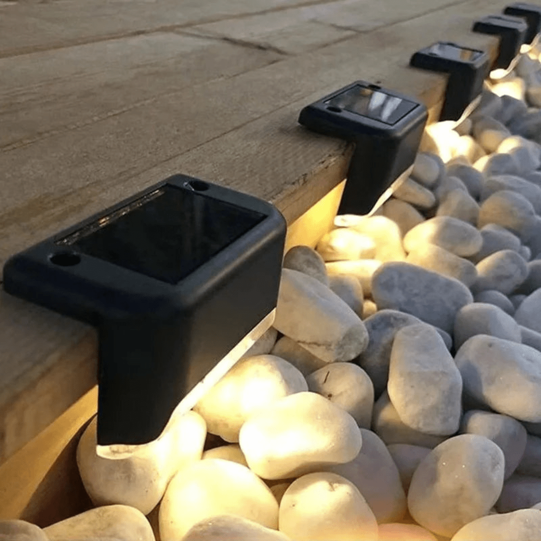 Solar Outdoor Lights, Solar Lights for Garden Stairs and Balcony, Self Adhesive Solar Stair Lights, Garden Lighting_06