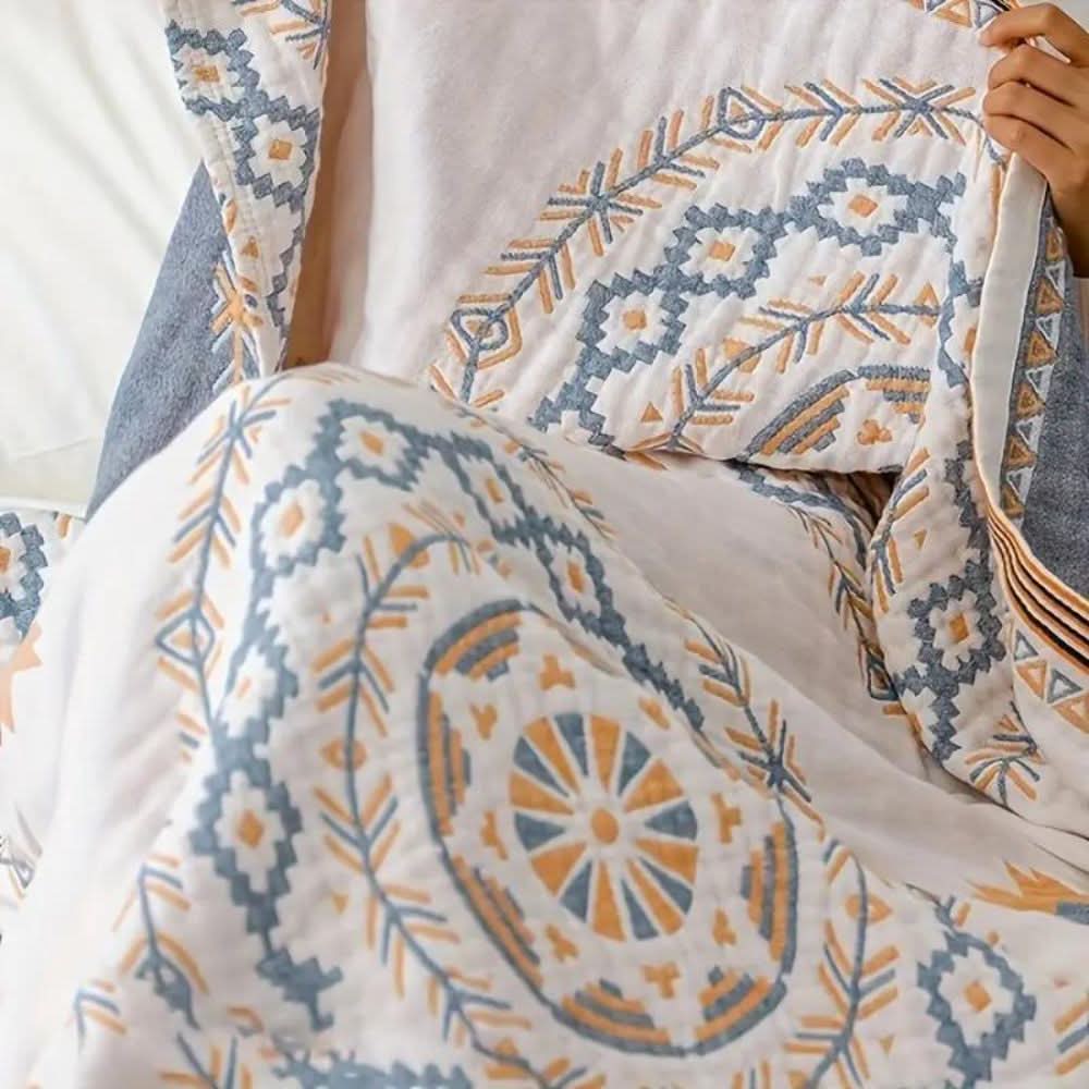 Picnic Blankets, Boho Cotton Throw Blanket, Mandala Sofa Throw and Bed Throw for Indoor and Outdoor Use