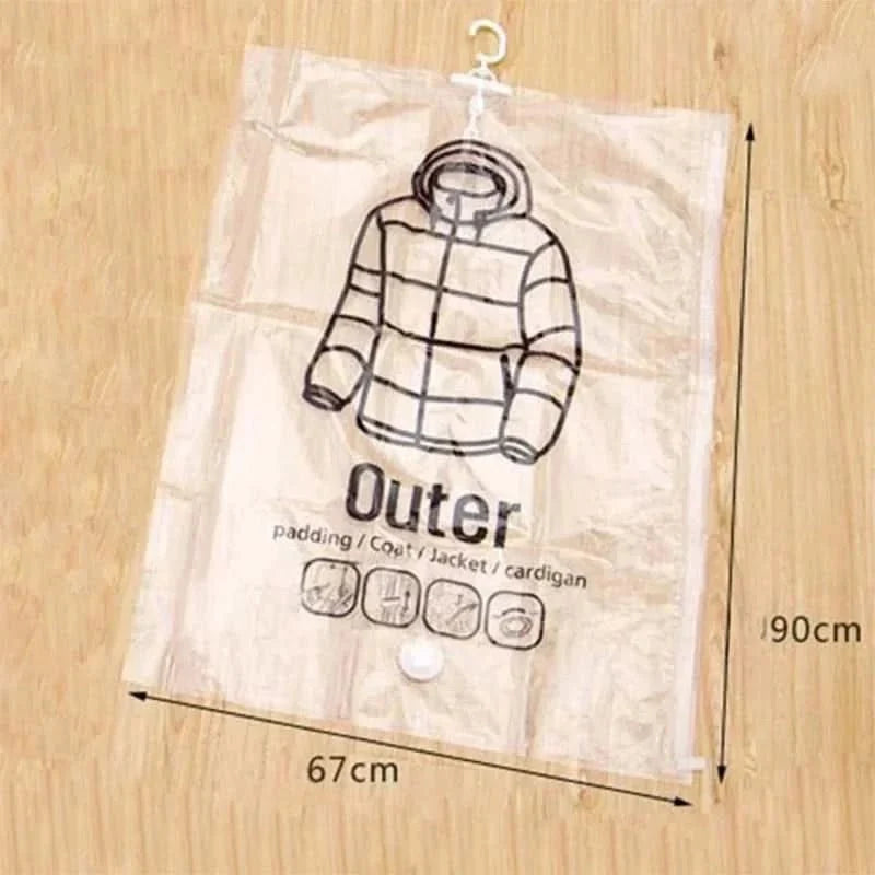 Vacuum Storage Bags for Clothes 3 Pack, Vacuum Packing Bags for Duvets – image 4