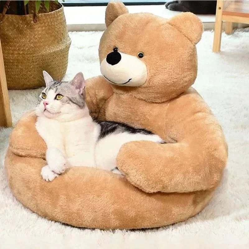 Round Cat Beds with Raised Edge – image 4