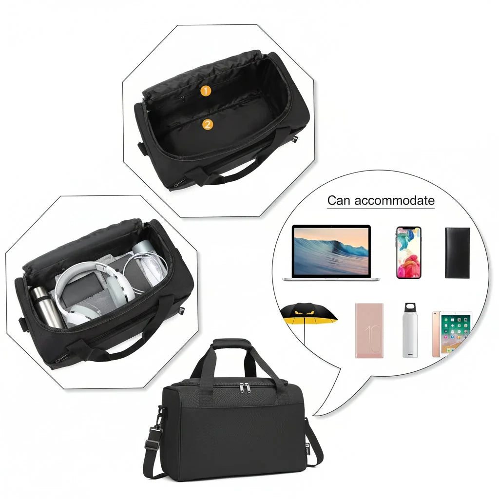 Ryanair Cabin Bag 40x20x25 cm, Weekender Bag with Shoulder Strap – image 12