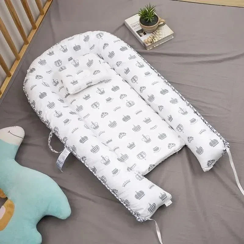 Travel Cot, Foldable Baby Cot for Home and On the Go, Portable Baby Crib, Lightweight Baby Bed_03