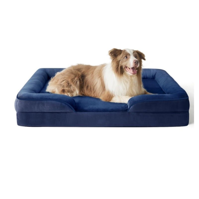 Orthopedic Dog Bed with Cover, Washable Velvet Dog Mattress in 3 Sizes – image 11