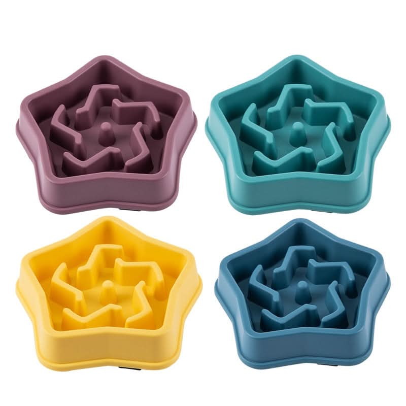 Slow Feeder Dog Bowl, Slow Feeder Cat Bowl with Non Slip Base, Dog Slow Feeder, Dishwasher Safe for Dogs and Cats