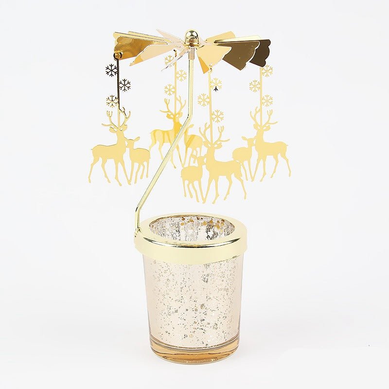 Candle Holders, Metal Christmas Candle Holder with Snowflake Design, Christmas Decorations, Festive Table Decor_10