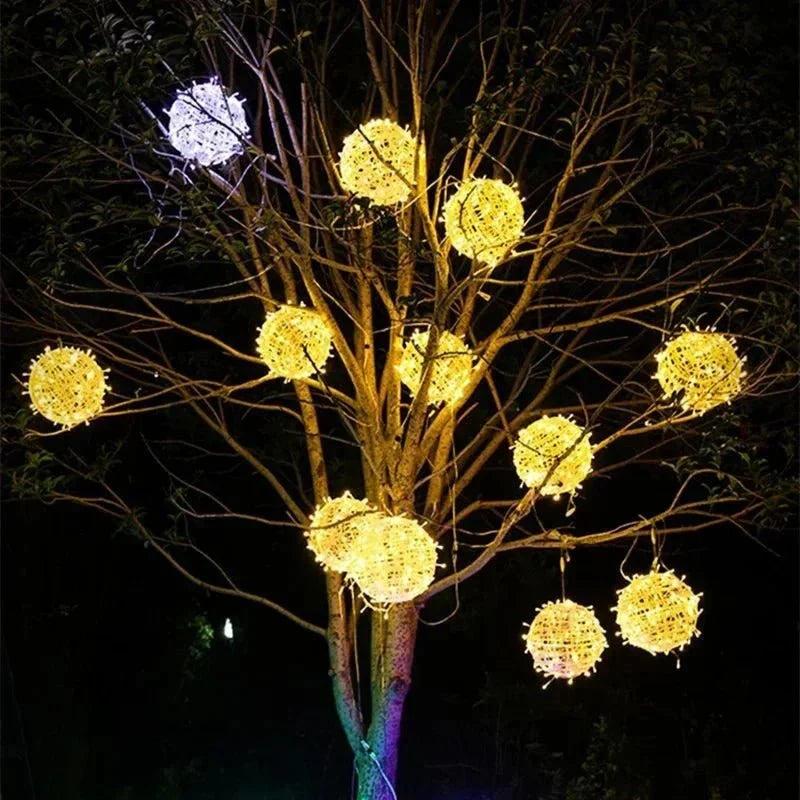 Garden Lights, 20 cm LED Mood Light Sphere for Outdoor Lighting and Ambient Lighting, Decorative Patio Lights_02