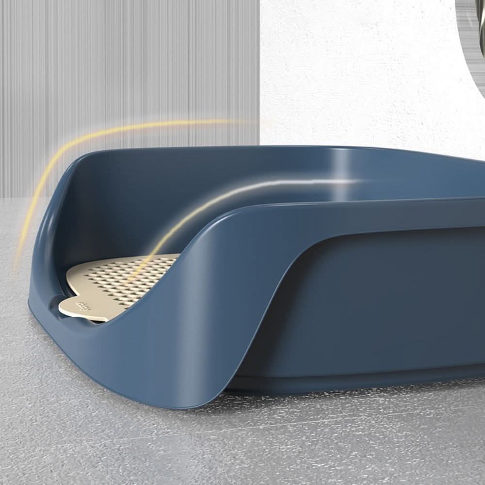 Cat Litter Tray, Dog Litter Tray for Puppy Training, Cat Litter Box for Kittens with Anti Splash Rim and Low Entry_06