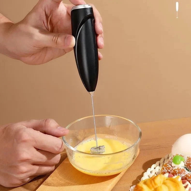 Handheld Milk Frother, Electric Whisk for Eggs and Cream, Coffee Frother for Cappuccino and Latte_02