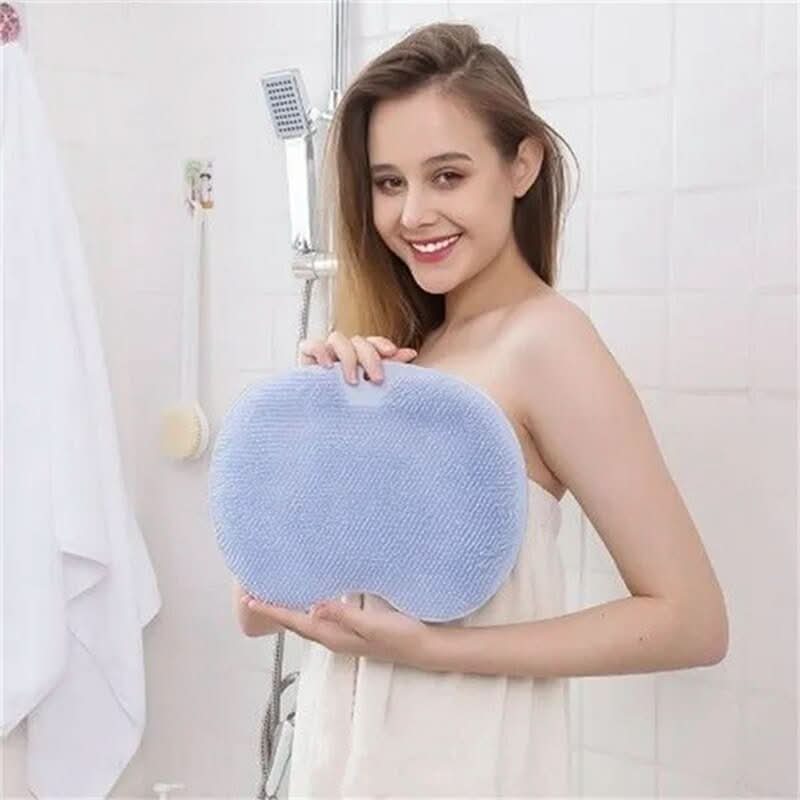 Exfoliating Body Scrubber, Shower Foot Scrubber, Back Scrubber for Shower with Suction Cups, Body Exfoliator_00