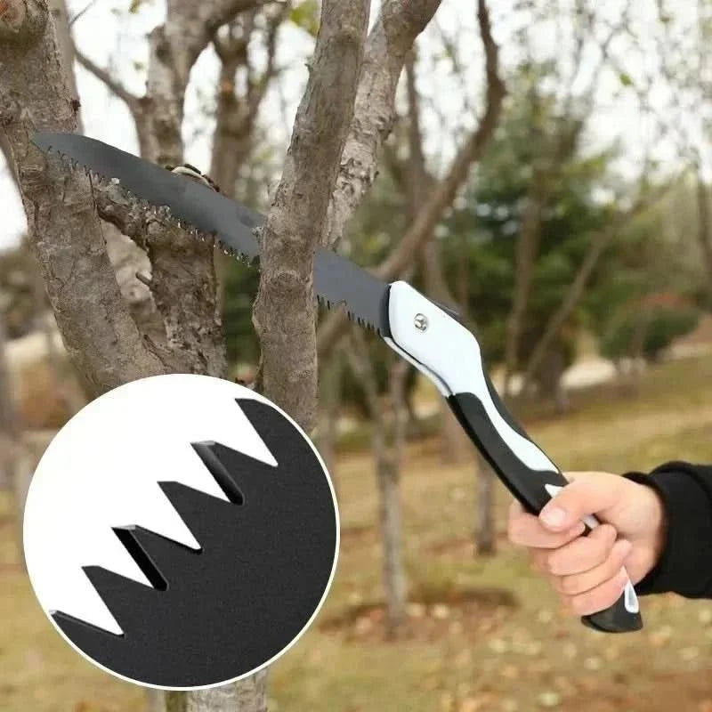 Folding Hand Saw, Pruning Saw for Tree Branches, Foldable Garden Saw with Non Slip Handle, Garden Tools for Pruning_02