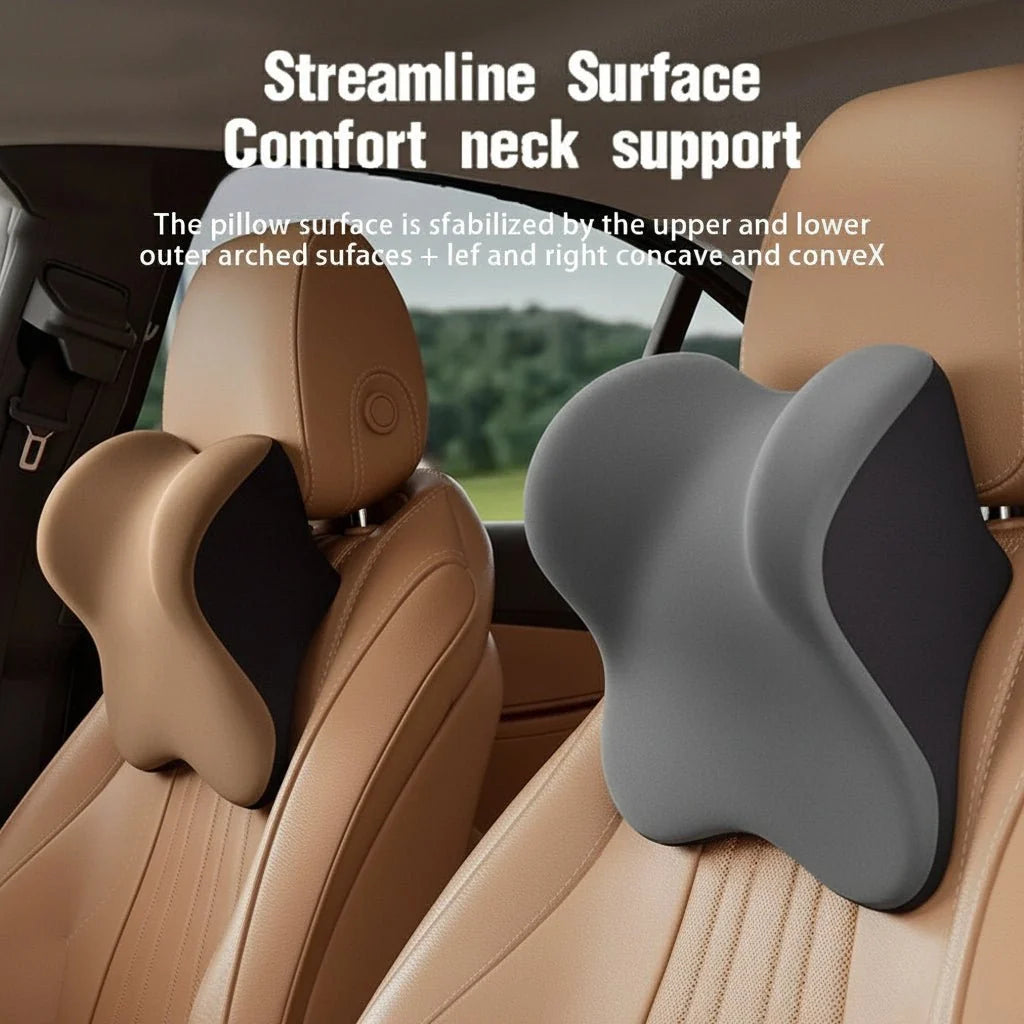Travel Neck Pillow for Car, Lumbar Support Pillow for Car Seat