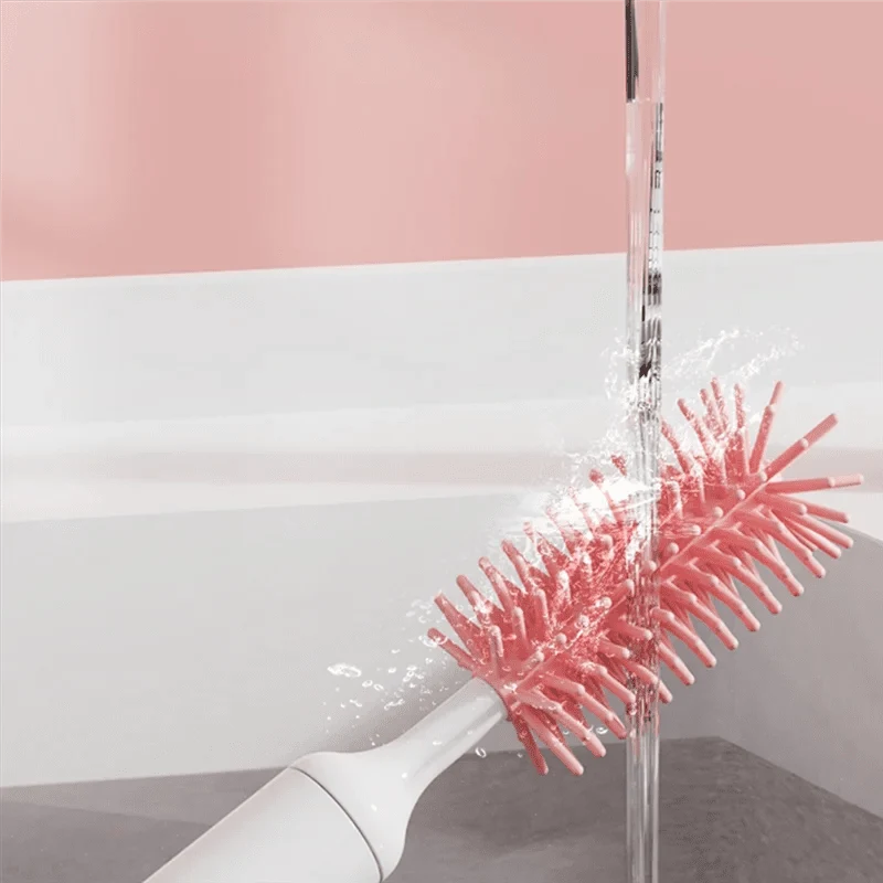Bottle Brush for Baby Bottles, Silicone Bottle Cleaning Brush for Teats, Newborn Bottle Brush and Baby Essentials_02