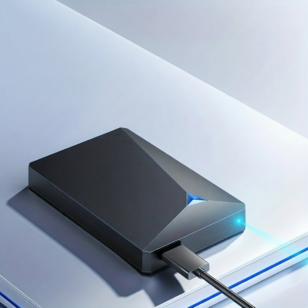 Slim Portable SSD | External Hard Drive with USB Connection | Compact Storage for Everyday Use 0