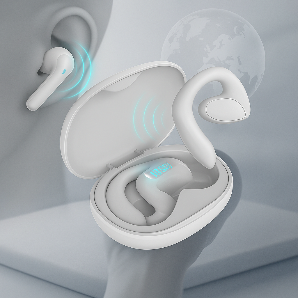 Smart Translator | Bluetooth Language Translator Earbuds with Real-Time Voice Support | Compact Design for Effortless Communication 3